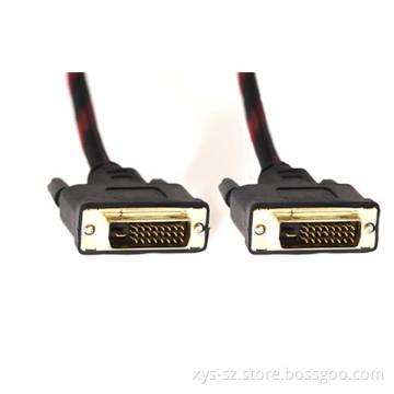 High quality gold plated dvi 24+1 cable,dvi male to male cable/